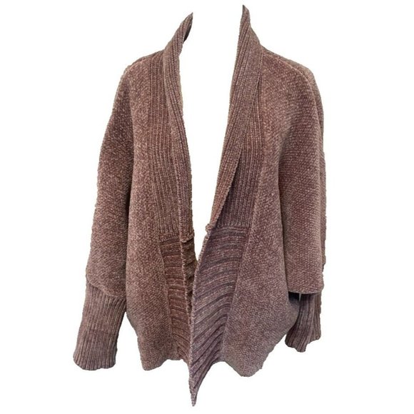 POL Chunky‎ Open Front Mauve Pink Soft Cardigan Women's Size S Oversized - Picture 1 of 8